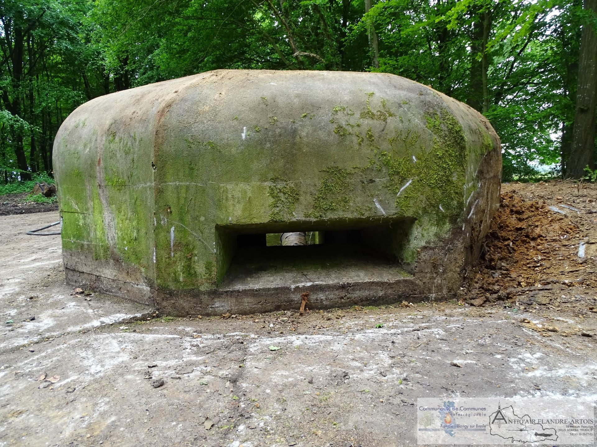 The firing bunker once the works done